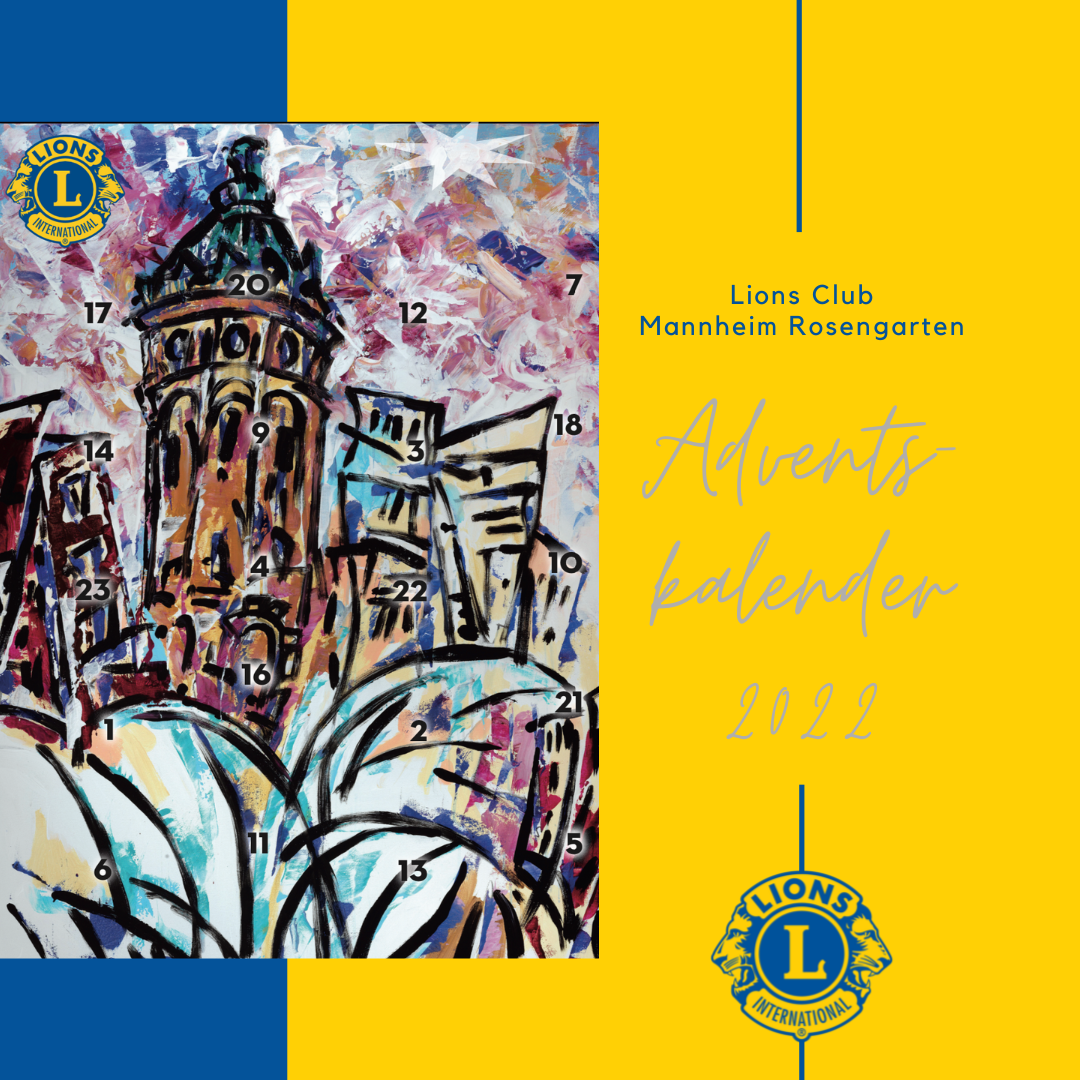 Adventskalender 2022 des Lions Club Mannheim Rosengarten
